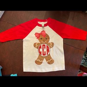 Monogram CCR 2T Gingerbread Girl Shirt
